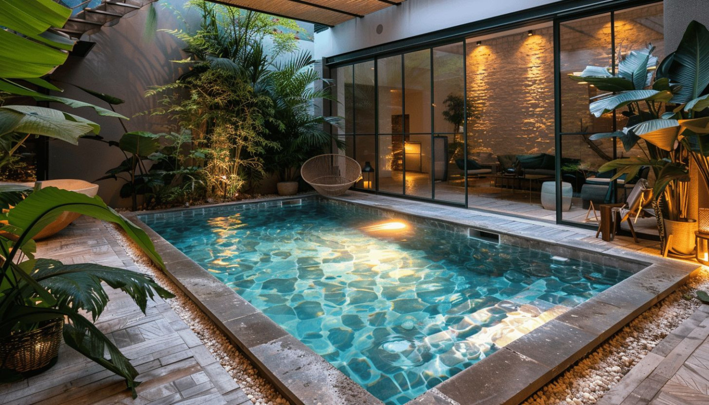 Guide des piscines privées à Lyon : de Vénissieux à Ecully, options pour une baignade privative, nocturne ou en plein air